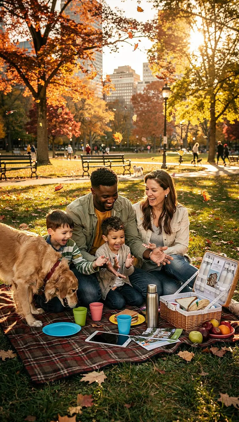 Kobieta rozmawiająca z doradcą nieruchomości w biurze, z plakatem informującym o przyjaznych dla zwierząt opcjach.