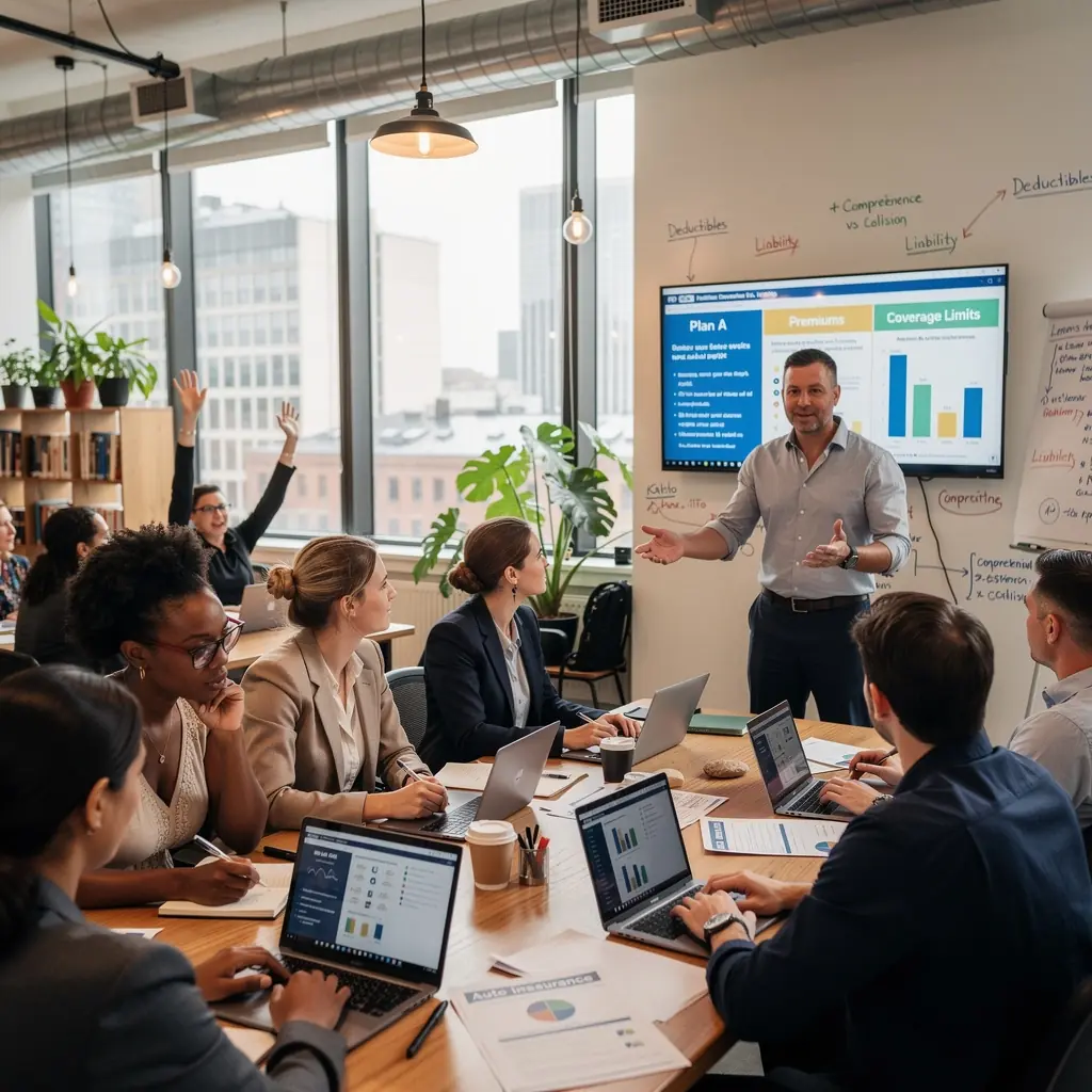 Zestawienie różnych ofert ubezpieczeń samochodowych w formie graficznej.